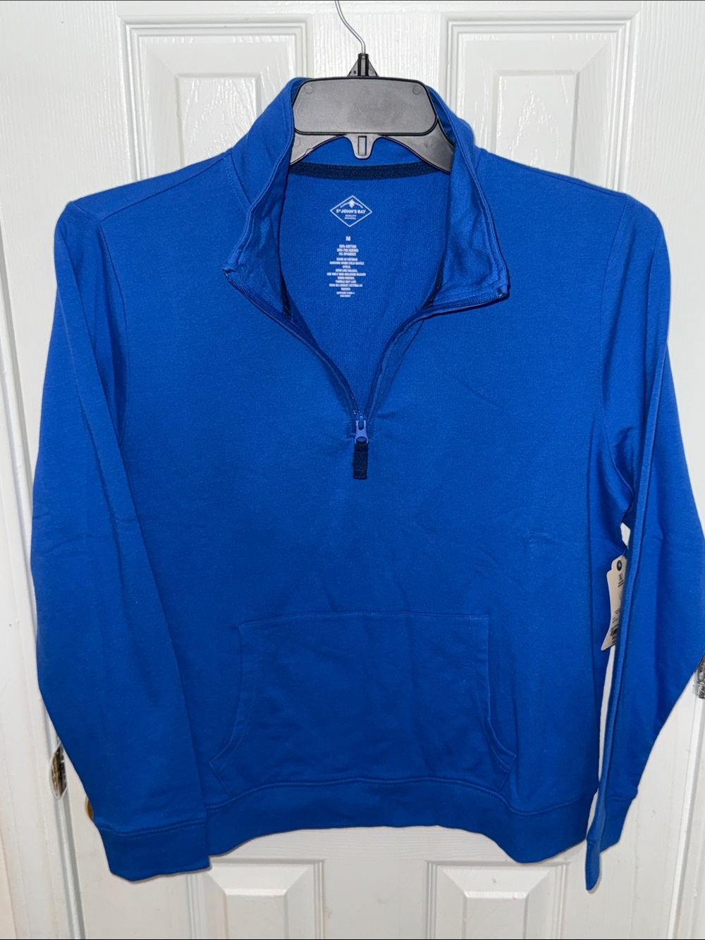 St. John's Bay Blue Half-Zip Pullover